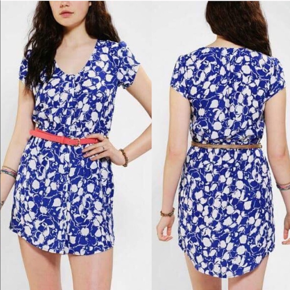 Urban Outfitters Blue Floral Dress Kimchi Blue